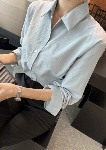 루시 카라셔츠nb:4color:간절기 셔츠남방